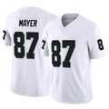 LV.Raiders #87 Michael Mayer Player White Limited Vapor F.U.S.E. Home Game Odoa Stitched Jerseys