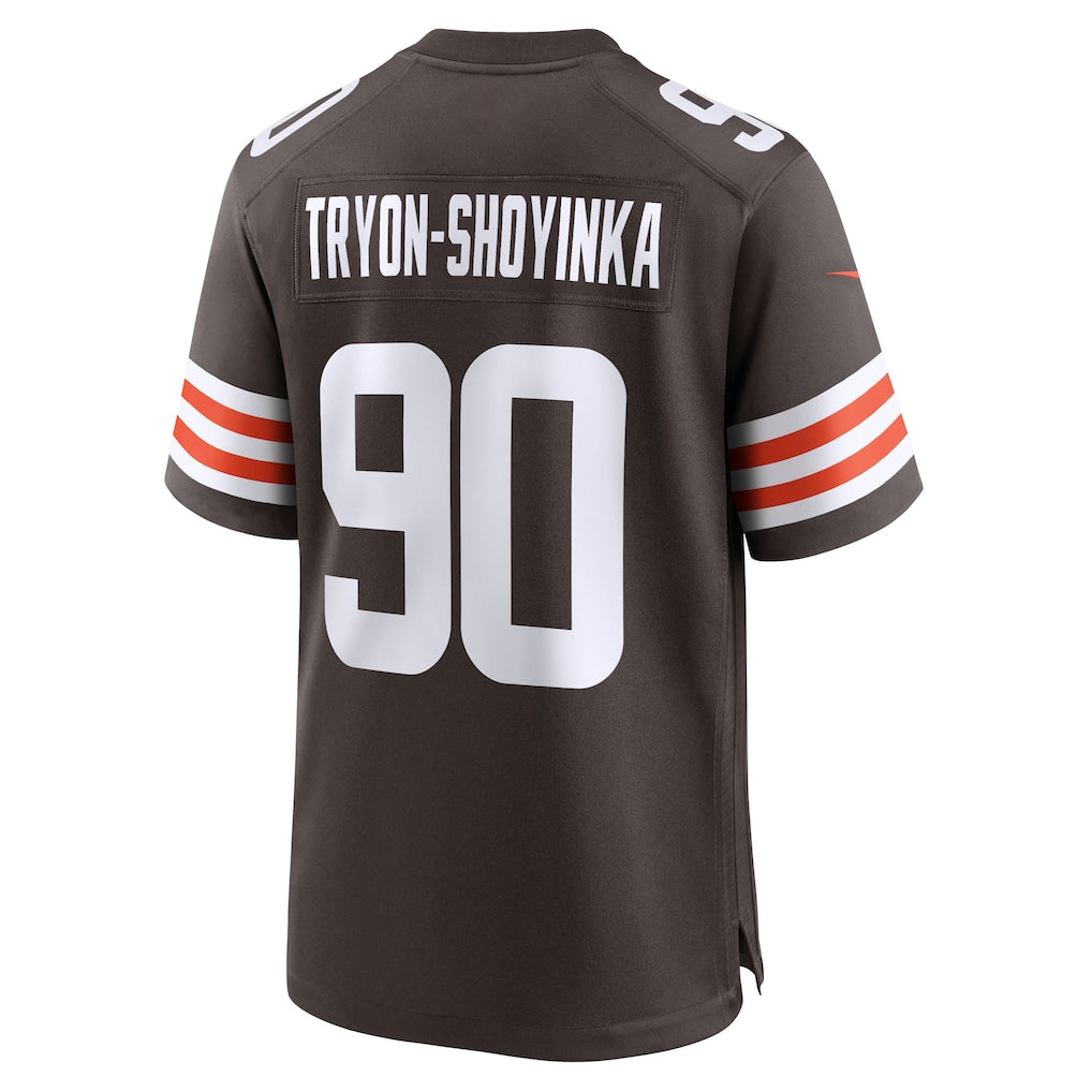 Odoa C.Browns #90 Joe Tryon-Shoyinka Brown Team Game Jersey