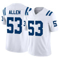 IN.Colts #53 CJ Allen Player White Limited Vapor F.U.S.E. Home Game Odoa Stitched Jerseys