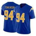 LA.Chargers #94 Dalvin Tomlinson Player Royal Limited Vapor F.U.S.E. Home Game Odoa Stitched Jerseys