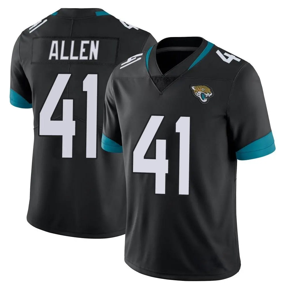 J.Jaguars #41 Josh Hines-Allen Player Black Vapor Untouchable Limited Home Game Odoa Stitched Jerseys