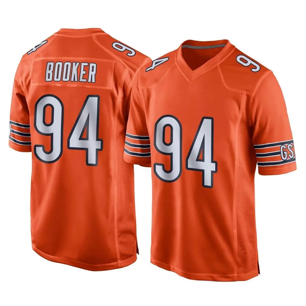 C.Bears #94 Austin Booker Player Orange Home Game Odoa Stitched Jerseys
