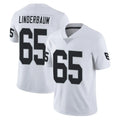 LV.Raiders #65 Tyler Linderbaum Player White Limited Vapor Untouchable Home Game Odoa Stitched Jerseys