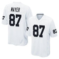 LV.Raiders #87 Michael Mayer Player White Home Game Odoa Stitched Jerseys