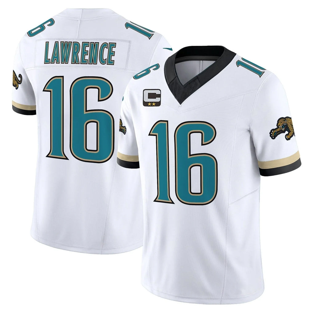 J.Jaguars #16 Trevor Lawrence Player White Prowler Throwback Vapor F.U.S.E. Limited Home Game Odoa Stitched Jerseys
