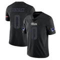 NE.Patriots #0 Christian Gonzalez Player Black Impact LImited Home Game Odoa Stitched Jerseys