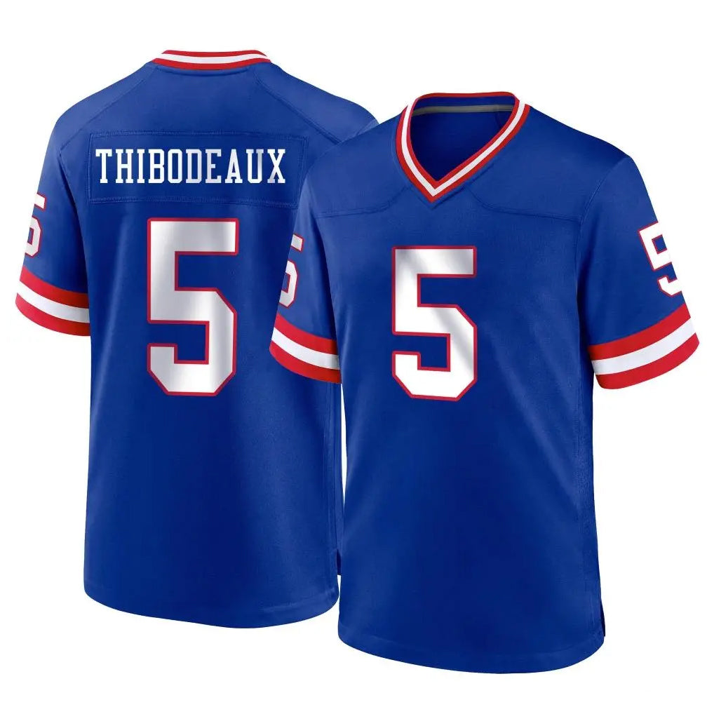 NY.Giants #5 Kayvon Thibodeaux Player Royal Classic Home Game Odoa Stitched Jerseys