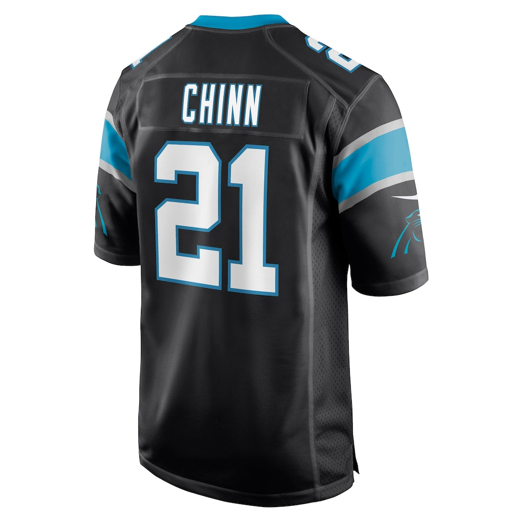 Odoa C.Panthers #21 Jeremy Chinn Black Game Jersey