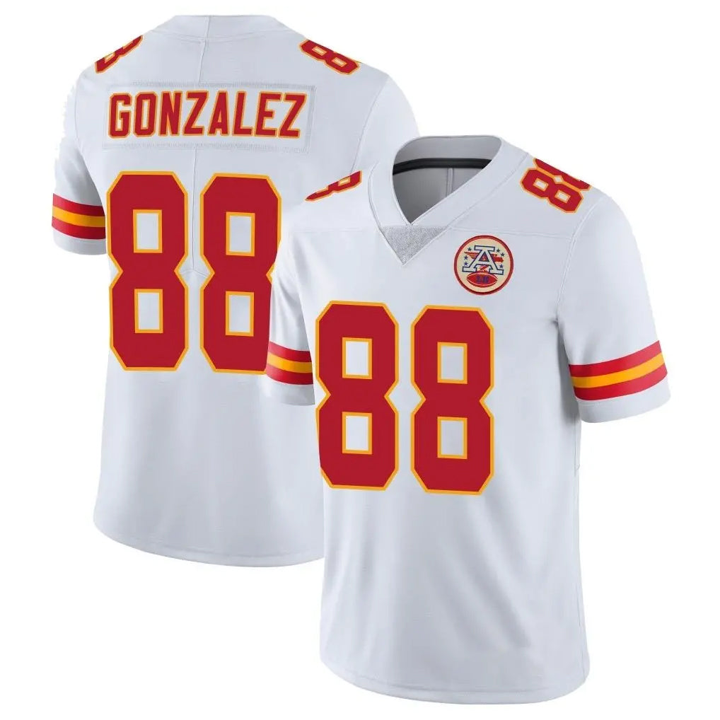 KC.Chiefs #88 Tony Gonzalez Player White Limited Vapor Untouchable Home Game Odoa Stitched Jerseys