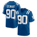 IN.Colts #90 Grover Stewart Player Royal Home Game Odoa Stitched Jerseys
