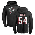 A.Falcons #54 Brandon Dorlus Player Black LOGO Pullover Hoodies Home Game Odoa Stitched Jerseys