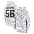 KC.Chiefs #56 George Karlaftis Player Arctic Camo Salute to Service Hoodies Limited Game Odoa Stitched Jerseys