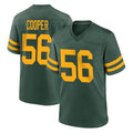GB.Packers #56 Edgerrin Cooper Player Green Alternate Home Game Odoa Stitched Jerseys