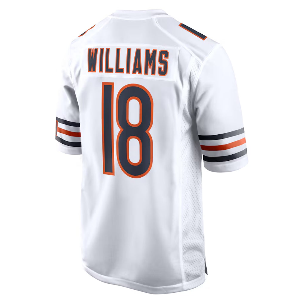 C.Bears #18 Caleb Williams Player White Home Game Odoa Stitched Jerseys