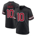 A.Cardinals #10 Josh Sweat Player Black Alternate Game Odoa Stitched Jerseys
