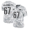 W.Commanders #67 Nick Allegretti Player Arctic Camo Limited Salute To Service Home Game Odoa Stitched Jerseys