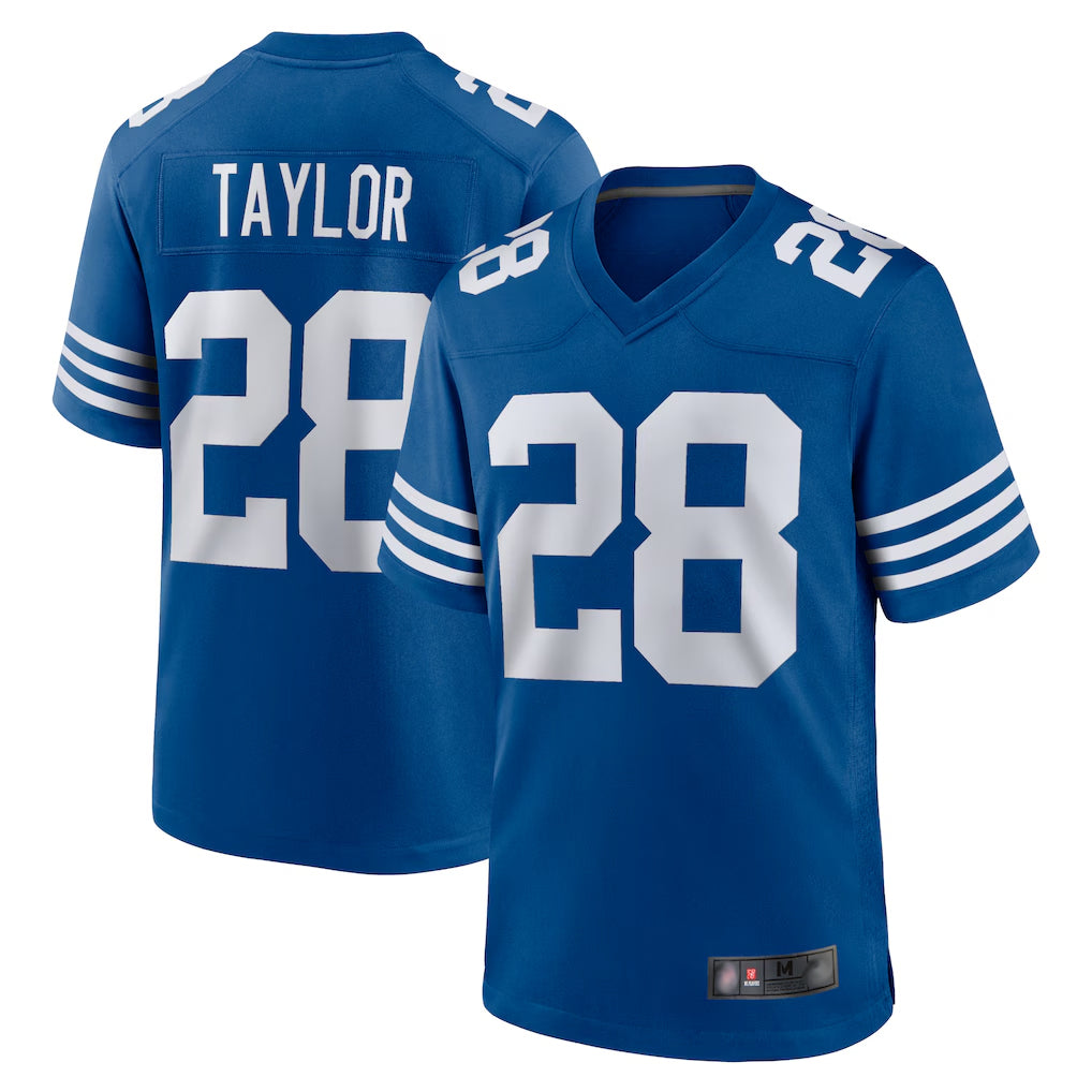 IN.Colts #28 Jonathan Taylor Player Royal Limited Home Game Odoa Stitched Jerseys