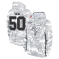 TB.Buccaneers #50 Vita Vea Player Arctic Camo Limited Salute to Service Pullover Hoodies Game Odoa Stitched Jerseys