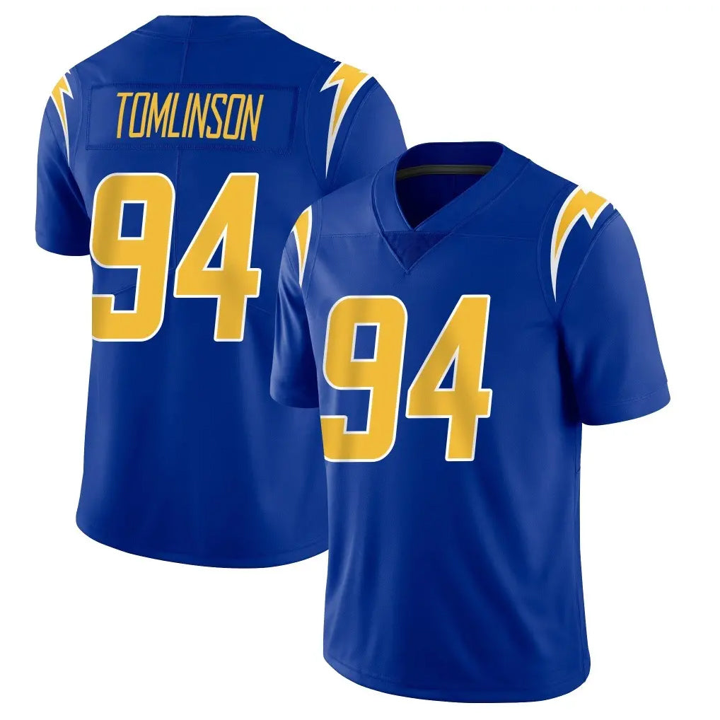 LA.Chargers #94 Dalvin Tomlinson Player Royal Limited Vapor Home Game Odoa Stitched Jerseys