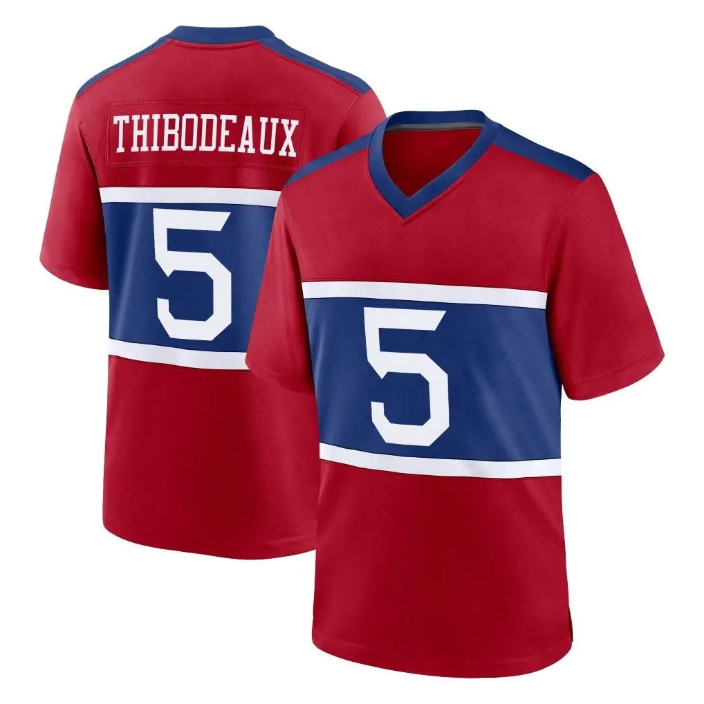 NY.Giants #5 Kayvon Thibodeaux Player Red Century Home Game Odoa Stitched Jerseys