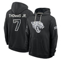 J.Jaguars #7 Brian Thomas Jr. Player 2026 Black Logo Pullover Hoodies Limited Game Odoa Stitched Jerseys