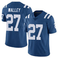 IN.Colts #27 Justin Walley Player Royal Limited Vapor Untouchable Home Game Odoa Stitched Jerseys