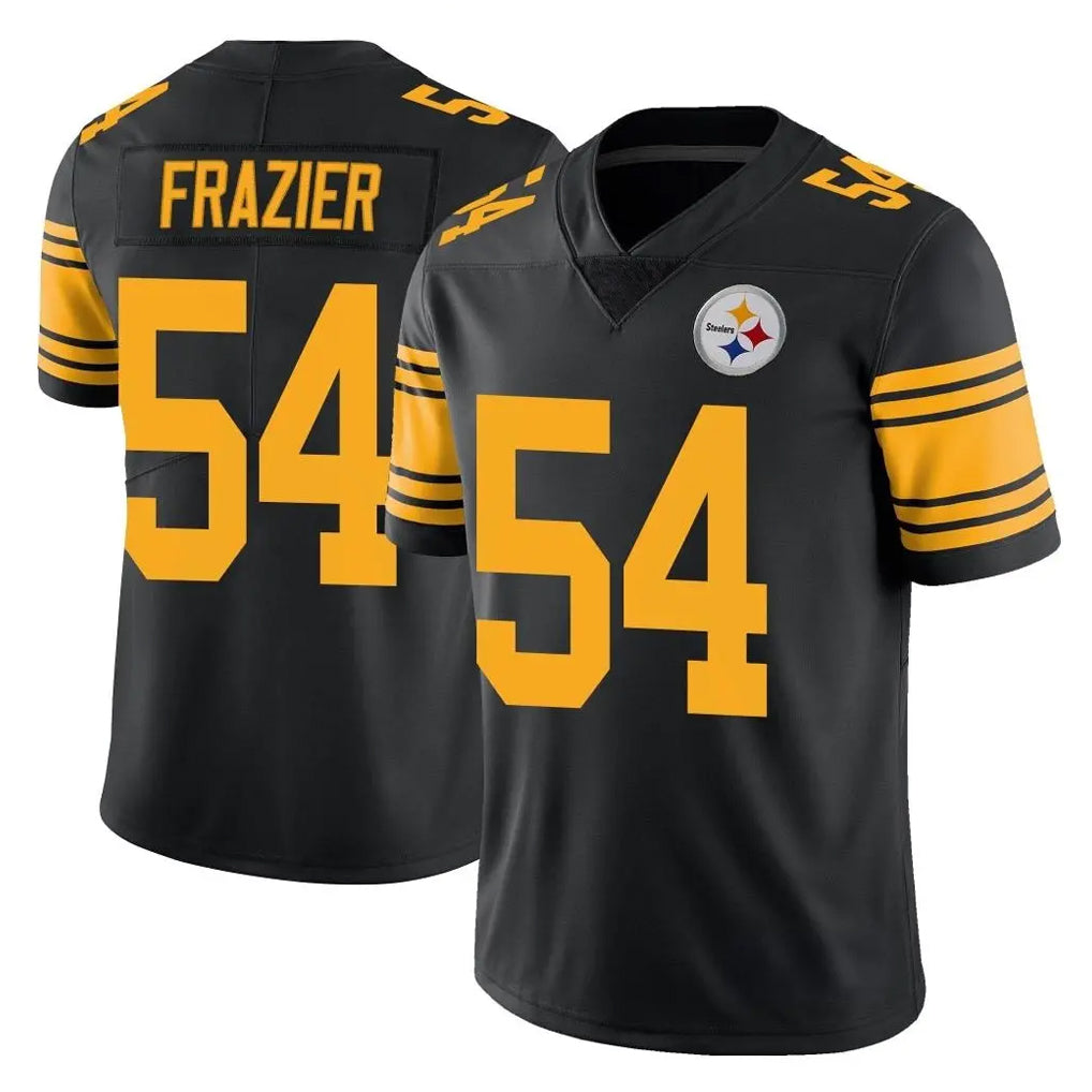 P.Steelers #54 Zach Frazier Player Black Limited Color Rush Home Game Odoa Stitched Jerseys