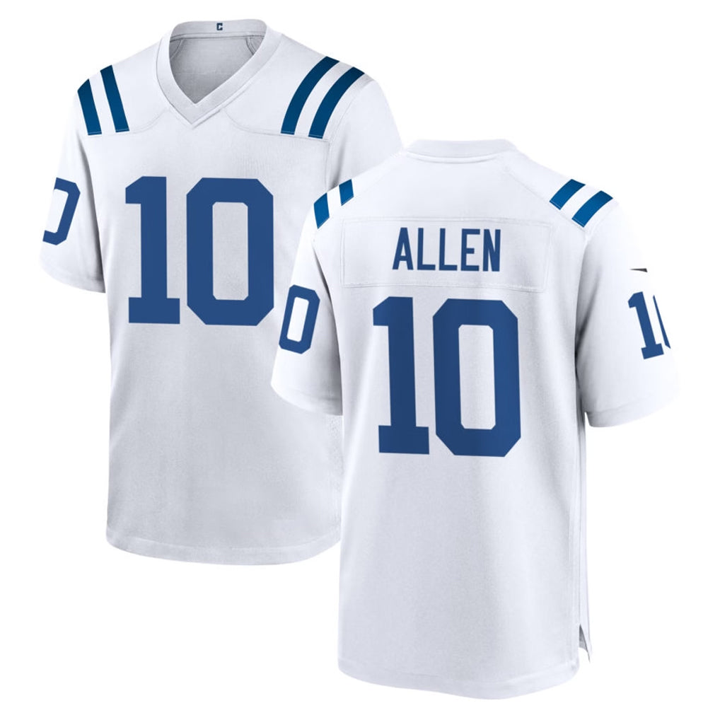 IN.Colts #10 Keenan Allen Player White Home Game Odoa Stitched Jerseys