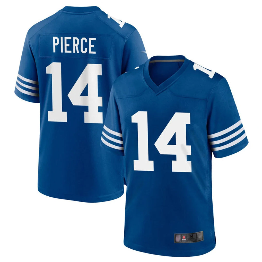 IN.Colts #14 Alec Pierce Player Royal Limited Home Game Odoa Stitched Jerseys