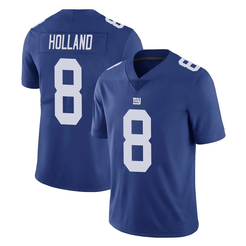NY.Giants #8 Jevon Holland Player Royal Limited Vapor Untouchable Home Game Odoa Stitched Jerseys