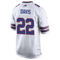 B.Bills #22 Ray Davis Player White Home Game Odoa Stitched Jerseys